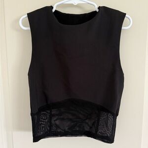 Five Girls Black Sleeveless Top